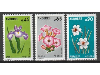 FRANSKA ANDORRA |1974, Blommor