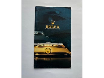 Rolex Oyster Katalog, år 1986