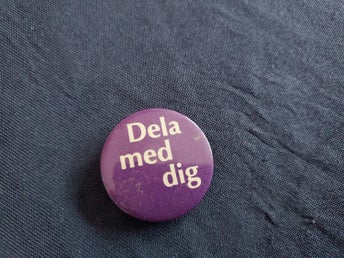Samlarsaker Dela med dig Diameter ca 3 cm