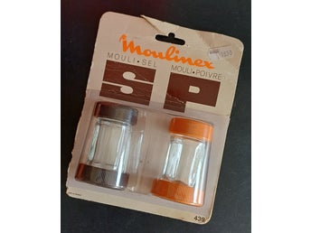 Moulinex Salt peppar 70tal orange brun