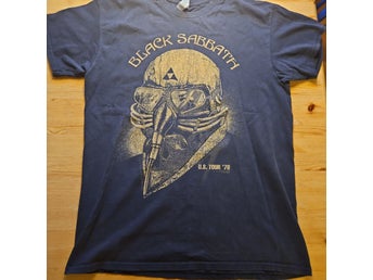 Black sabbath svart t-shirt, storlek L