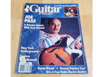 Guitar Player Aug. 1986 - Joe Pass, Tom Petty & Mike Campbell, Custom Pedal Boar