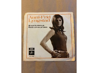 Anni-Frid Lyngstad - Så synd du måste gå / Försök och sov på saken 7”