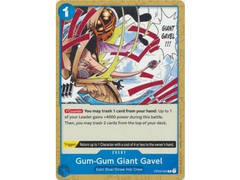 Gum Gum Giant Gavel (One Piece: OP03 Pillars of Strength)