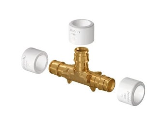 Uponor Q&E T-rör. 18-15-15mm.