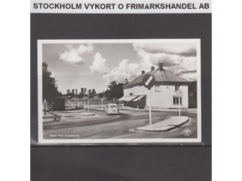 Svarteborg - Motiv med Shell bensin, bilar, Träff 7238