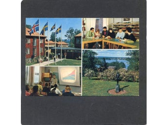 SKERIOL Mora Folkhögskola 4bilderskort 1970-80tal