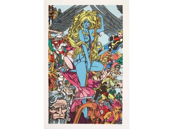 La femme fatale #1 - Les femmes fatales - Erró - Litografi