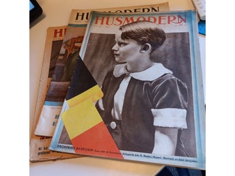 3st tidningar Husmodern från 1937, 1938, 1949