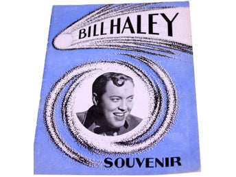Bill Haley and his Comets 1957 European Tour souvenir programme-English-56g