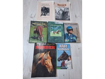 Hästböcker/tidning travsport