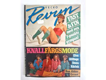 Vecko Revyn nr 13 1982 - Björn Borg, Efva Attling, Niklas Strömstedt