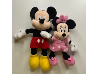 Mickey och Minnie Mouse gosedjur , Disney