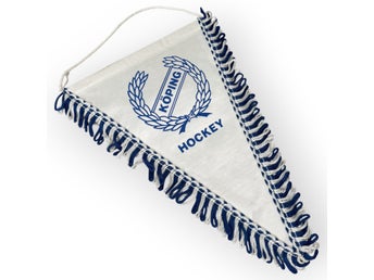Köping Vintage Antik Vimpel Flagga Hockey