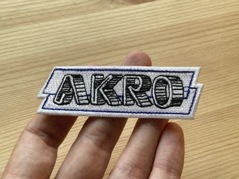 AKRO tygmärke - vintage rare