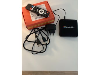 H96 Max S905L3 Android TV Box 4K – 2GB/16GB – Komplett med HDMI, fjärr & kartong