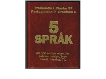 World Words 2 - 5 SPRÅK Italienska Finska Portugisiska Grekiska - 48.000 ord