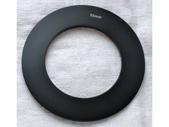 Adapterring, 55 mm för kvadratiska filterhållare passandes filter i 84 mm
