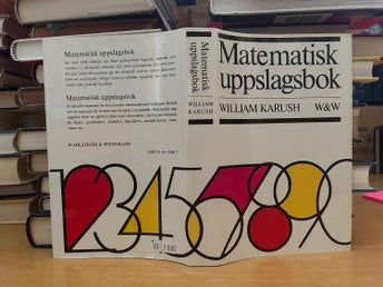 Matematisk uppslagsbok av William Karush, bok, Very Fine plus