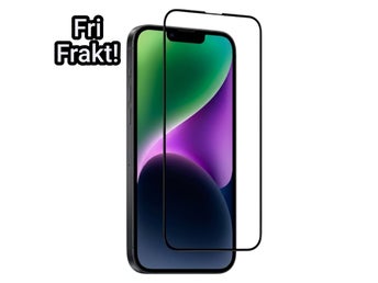 iPhone 12 Mini 9H Härdat Glas Skärmskydd - Heltäckande med Svarta Kanter