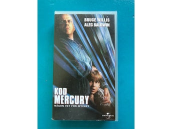 VHS: Kod Mercury (Mercury Rising) med Bruce Willis och Alec Baldwin