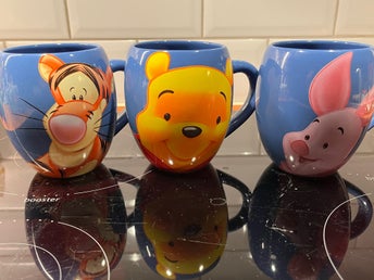 Disney Winnie the Pooh Muggar - Nalle Puh, Tiger, Nasse