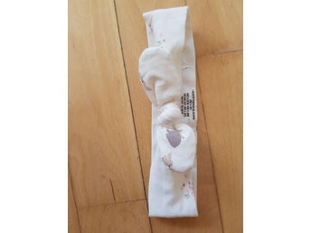 H&M vitt hårband för baby
