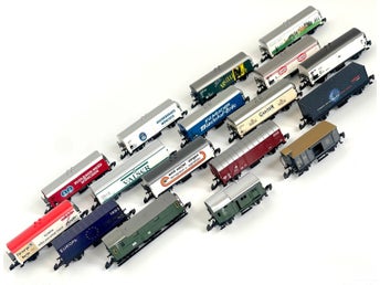 Märklin Z Mini-Club, 17 st Modell tågvagnar