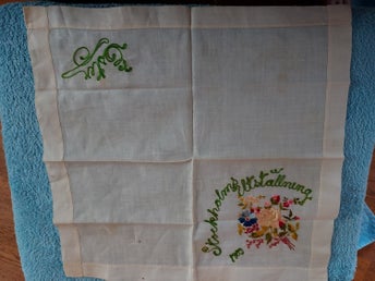 Duk 1909-års Stockholmsutställning 36 cmx36 cm