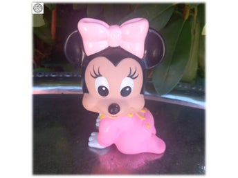 Fin Mimmi pipleksak märkt Disney 1984 Arco Retro leksak