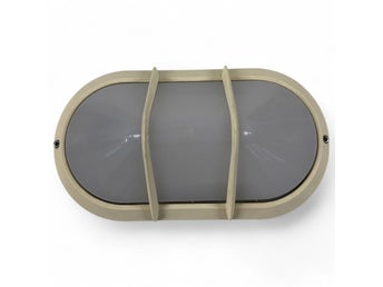 Vägglampa Vit Lampa 70/80-tal Vintage Retro