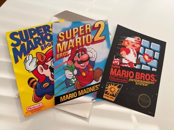 Super Mario Bros. A4 Embossed Wall Art Set