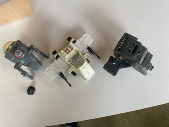 Vintage Star Wars mini-rigs från Kenner - Lot om 3 stycken