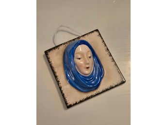 (GG) VINTAGE VÄGGTAVLA RELIEF MADONNA GOEBEL / HUMMEL ? ( stpl H.M 78 ) 30-tal