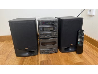 JVC Micro Component System UX-A4 med CD, Kassett och Radio