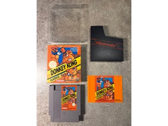 Donkey kong classics Nes till NES 8-Bit (CIB)Spansk Version (DAS)
