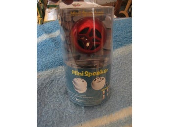 Mini Speaker - Spela musik från T flash card **Nytt**