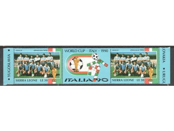 SIERRA LEONE - FOTBOLL VM`90 - - URUGUAY - GUTTERPAR**