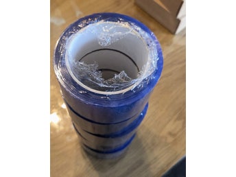 36 Rullar Packningstejp - Blå Färg - 66 meter x 48 mm (Utmärkt för minus grader)