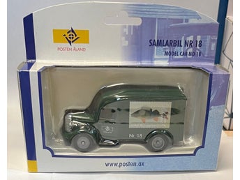 Ålands Posten bil nr 18 2008 Delivery van 1950 skala 1:50 Lledo / Corgi