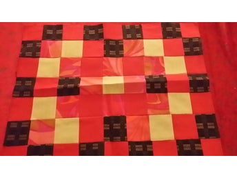 DUK kudde patchwork hantverk !
