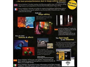 PicturePublisher 8 - Webgrafikprogram / NYTT inplast till PC