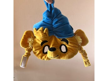 Bamse mask barn – mjuk utklädningsmask – maskerad Halloween