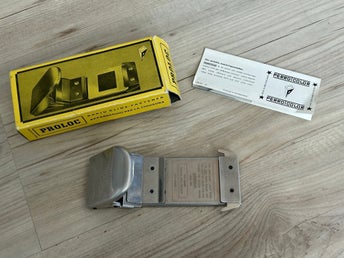 Foto-kuriosa Proloc Rapid Slide-Fastener monteringspress för diabilder