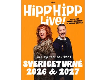 2st Biljetter till Hipp Hipp förställning