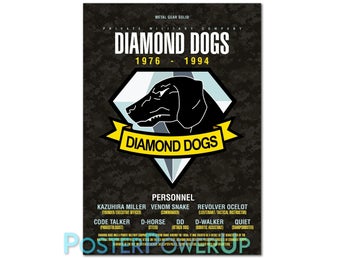 DIAMOND DOGS - A3-affisch (29,7 x 42 cm)