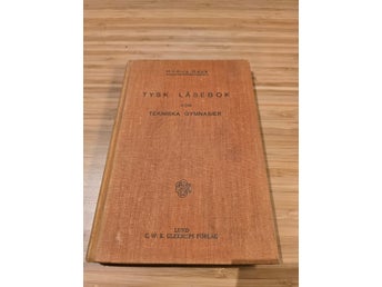 Tysk Läsebok för Tekniska Gymnasier (1941) – Flyg, motorer & teknik