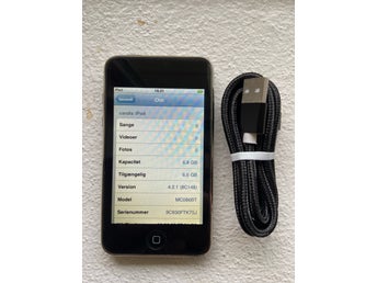 iPod Touch 8 GB, modell MC086BT. Felfri och återställd.
