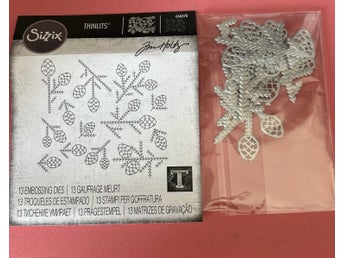 komplett embossings dies prägla kotte mönster