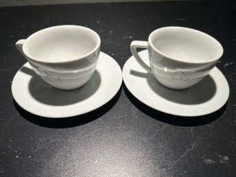 Nespresso koppar med fat